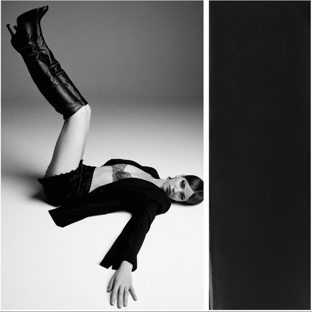 Zara LEATHER BOOTS